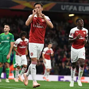 Mesut Ozil Scores His Fourth Goal: Arsenal's Victory Over Vorskla Poltava in Europa League 2018-19
