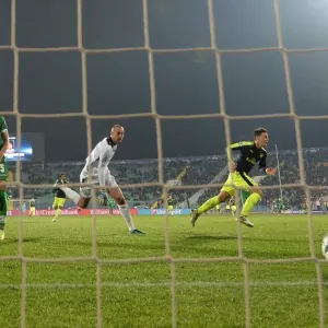 Mesut Ozil Scores the Third Goal: Arsenal's Triumph over Ludogorets in the UEFA Champions League, Sofia, Bulgaria (November 2016)