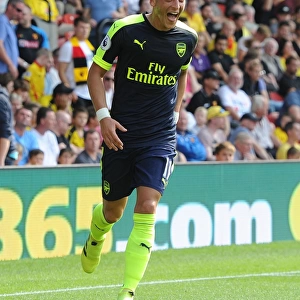Mesut Ozil Scores the Third Goal: Arsenal's Triumph at Watford (2016-17)
