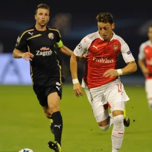 Mesut Ozil Slices Through Dinamo Zagreb's Defense in UEFA Champions League Showdown