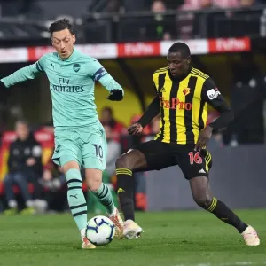 Mesut Ozil vs Abdoulaye Doucoure Print