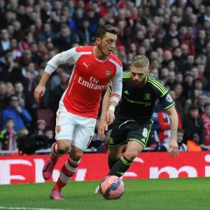 Mesut Ozil vs. Adam Clayton: Arsenal's FA Cup Victory Over Middlesbrough (2:0)