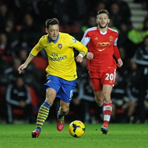 Mesut Ozil vs. Adam Lalana: Battle in the Premier League - Southampton vs. Arsenal (January 2014)
