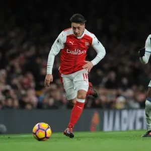 Mesut Ozil vs Allan Nyom Print Mesut Ozil vs Allan Nyom Print