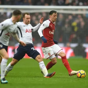 Mesut Ozil vs Christian Eriksen: Intense Battle in Tottenham Hotspur vs Arsenal Premier League Clash Mesut Ozil vs Christian Eriksen: Intense Battle in Tottenham Hotspur vs Arsenal Premier League Clash