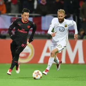 Mesut Ozil vs. Curtis Edwards: Arsenal's Europa League Clash with Ostersunds FK Mesut Ozil vs. Curtis Edwards: Arsenal's Europa League Clash with Ostersunds FK