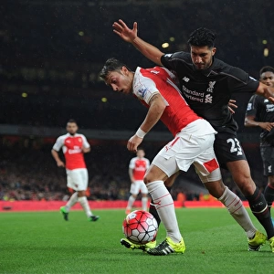 Mesut Ozil vs. Emre Can: A Midfield Duel at the Emirates - Arsenal vs. Liverpool, 2015/16 Premier League