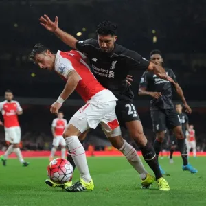 Mesut Ozil vs. Emre Can: A Midfield Duel at the Emirates - Arsenal vs. Liverpool, 2015/16 Premier League Mesut Ozil vs. Emre Can: A Midfield Duel at the Emirates - Arsenal vs. Liverpool, 2015/16 Premier League