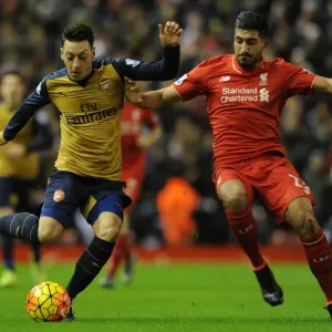Mesut Ozil vs. Emre Can: A Premier League Battle at Anfield, 2015-16 Mesut Ozil vs. Emre Can: A Premier League Battle at Anfield, 2015-16