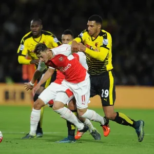 Mesut Ozil vs Etienne Capoue: A Midfield Showdown - Arsenal vs Watford, Premier League 2015/16