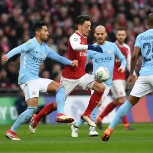 Mesut Ozil vs Ilkay Gundogan: Clash of the Midfield Maestros - Arsenal v Manchester City Carabao Cup Final Mesut Ozil vs Ilkay Gundogan: Clash of the Midfield Maestros - Arsenal v Manchester City Carabao Cup Final