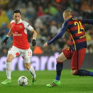 Mesut Ozil vs. Jeremy Mathieu: A Champions League Showdown