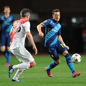 Mesut Ozil vs. Jeremy Toulalan: Battle in the Midfield - Monaco vs. Arsenal, UEFA Champions League 2015