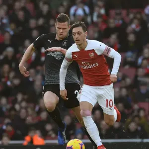 Mesut Ozil vs Kevin Long Print Mesut Ozil vs Kevin Long Print