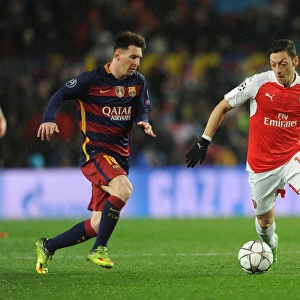 Mesut Ozil vs. Lionel Messi: A Champions League Battle
