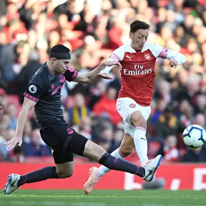 Mesut Ozil vs Michael Keane: Clash at the Emirates - Arsenal v Everton, Premier League 2018-19