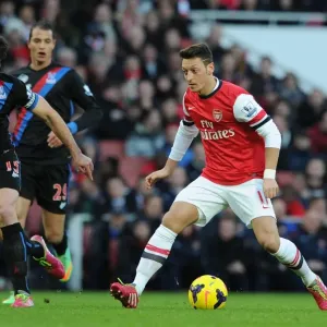Mesut Ozil vs. Mile Jedinak: Clash at the Emirates - Arsenal v Crystal Palace, Premier League 2013-14