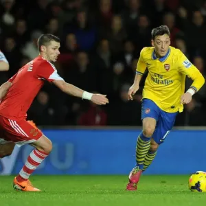 Mesut Ozil vs. Morgan Schneiderlin: Battle in the Premier League - Southampton vs. Arsenal (January 2014) Mesut Ozil vs. Morgan Schneiderlin: Battle in the Premier League - Southampton vs. Arsenal (January 2014)