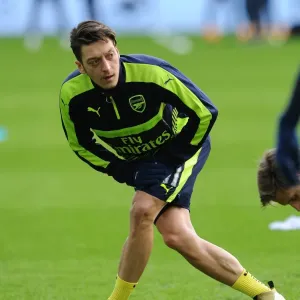 Mesut Ozil Warming Up: Swansea City vs. Arsenal, Premier League 2016-17 Mesut Ozil Warming Up: Swansea City vs. Arsenal, Premier League 2016-17