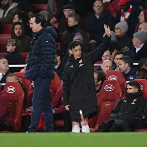 Mesut Ozil Waves to Arsenal Fans vs Newcastle United, Premier League 2018-19