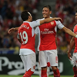 Mesut Ozil's Decisive Goal: Arsenal Defeats Everton in Barclays Asia Trophy