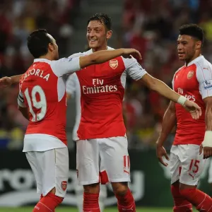 Mesut Ozil Print - Barclays Asia Trophy Goal