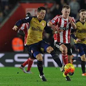 Mesut Ozil's Masterful Performance: Outsmarting James Ward-Prowse at Southampton, Premier League 2015-16