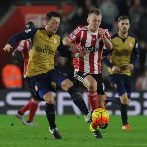Mesut Ozil's Masterful Performance: Outsmarting James Ward-Prowse at Southampton, Premier League 2015-16