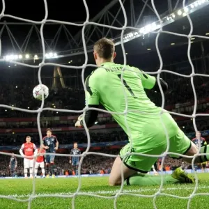 Mesut Ozil's Penalty Saved by Manuel Neuer: Arsenal vs. Bayern Munich, UEFA Champions League 2013-14 Mesut Ozil's Penalty Saved by Manuel Neuer: Arsenal vs. Bayern Munich, UEFA Champions League 2013-14