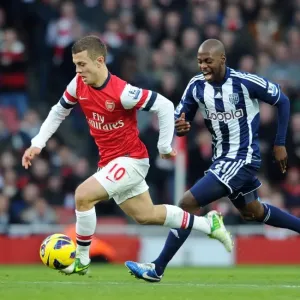 Midfield Showdown: Jack Wilshere vs Youssouf Mulumbu, Arsenal vs West Bromwich Albion, Premier League 2012-13