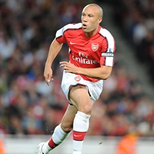 Mikael Silvestre in Action: Arsenal's 2-0 Win Over West Bromwich Albion in Carling Cup
