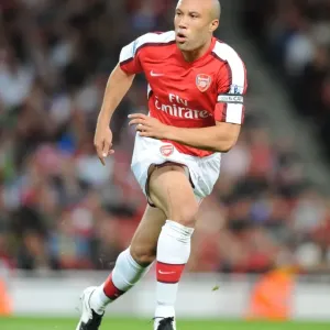 Mikael Silvestre in Action: Arsenal's 2-0 Win Over West Bromwich Albion in Carling Cup Mikael Silvestre in Action: Arsenal's 2-0 Win Over West Bromwich Albion in Carling Cup