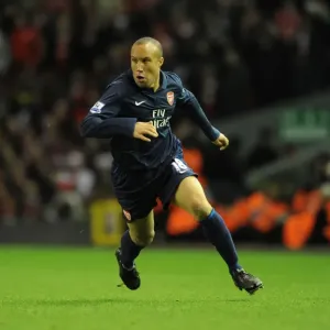 Mikael Silvestre (Arsenal). Liverpool 1: 2 Arsenal, Barclays Premier League Mikael Silvestre (Arsenal). Liverpool 1: 2 Arsenal, Barclays Premier League