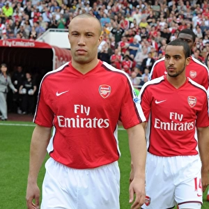Mikael Silvestre, Theo Walcott and Tomas Rosicky (Arsenal). Arsenal 0: 0 Manchester City