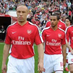 Mikael Silvestre, Theo Walcott and Tomas Rosicky (Arsenal). Arsenal 0: 0 Manchester City