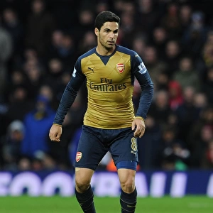 Mikel Arteta in Action: Arsenal vs. West Bromwich Albion (2015-16)