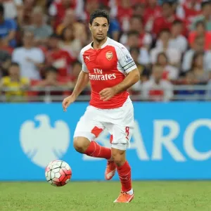 Mikel Arteta in Action Print Mikel Arteta in Action Print