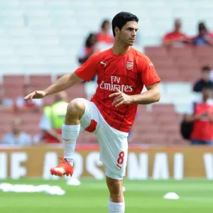 Mikel Arteta Print, Barclays Premier League, Emirates Stadium