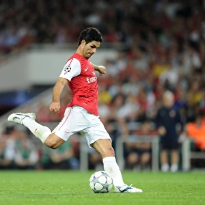 Mikel Arteta (Arsenal). Arsenal 2: 1 Olympiacos. UEFA Champions League. Group F
