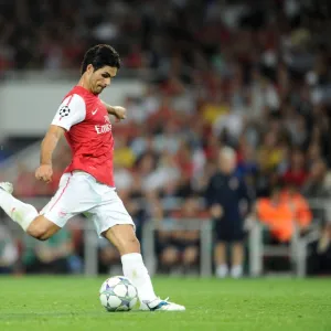 Mikel Arteta (Arsenal). Arsenal 2: 1 Olympiacos. UEFA Champions League. Group F