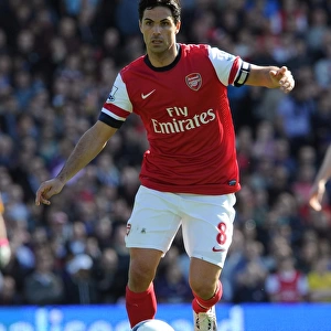 Mikel Arteta (Arsenal). Fulham 0: 1 Arsenal. Barclays Premier League. Craven Cottage