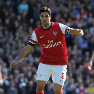 Mikel Arteta (Arsenal). Fulham 0: 1 Arsenal. Barclays Premier League. Craven Cottage Mikel Arteta (Arsenal). Fulham 0: 1 Arsenal. Barclays Premier League. Craven Cottage