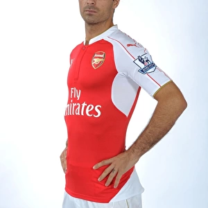Mikel Arteta at Arsenal Training: 2015-16 Season