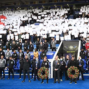 Mikel Arteta and Brendan Rodgers Pay Tribute: Remembrance Day Ceremony Before Leicester City vs Arsenal (2021-22)