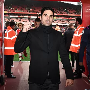 Mikel Arteta Celebrates Arsenal's Victory Over West Ham United in the Premier League