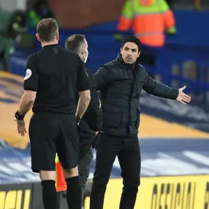 Mikel Arteta at Goodison Park: Everton vs Arsenal, Premier League 2020-21