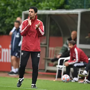 Mikel Arteta Guides Arsenal in Pre-Season Match Against Millwall (2021-22)