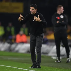 Mikel Arteta Leads Arsenal Against Wolverhampton Wanderers in Premier League Clash (2022-23)