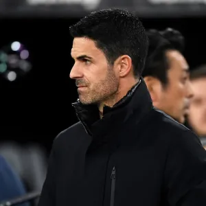 Mikel Arteta at London Stadium: Arsenal vs. West Ham United, Carabao Cup 2023-24