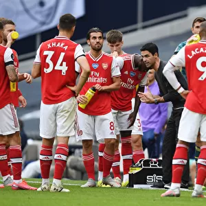 Mikel Arteta Motivates Arsenal Players During Tottenham Clash (Tottenham Hotspur vs Arsenal, Premier League 2019-20)